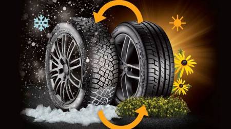 Замена летней резины на зимнюю