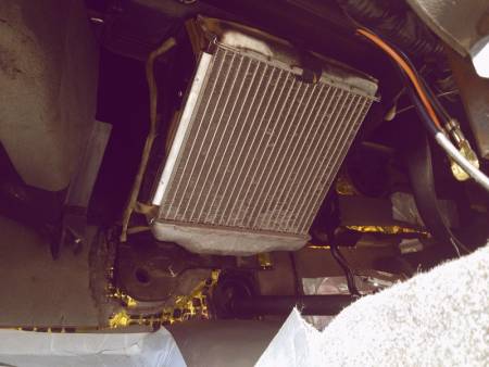 Замена радиатора печки